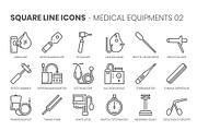 Square line icons, an Outline Icon by Howcolour (Thumbnail 51 of 85)