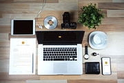 Business Desk - Mock Up, a Books & Magazine Mockup by Foos (Thumbnail 1 of 4)