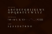 The Goera Elegant Serif Font, a Serif Font by Graphicxell (Thumbnail 7 of 8)