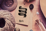 Hipster set of hand drawn badges, an Illustration by SoNice (Thumbnail 2 of 4)