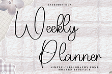 Weekly Planner