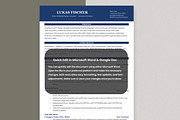 ATS CV / Resume Template, a Resume Template by Anjum Ilyas (Thumbnail 4 of 7)