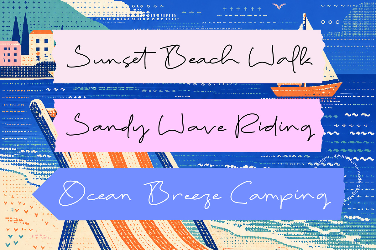 Taste Juicy Scribbles - Organic Font, a Script Font by stylishtype.co (Photo 8 of 10)
