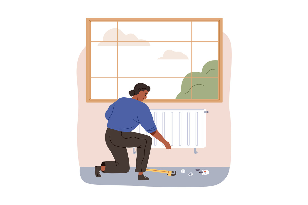 Repairmen, home repair workers set, a Work Illustration by Good Studio (Photo 5 of 13)