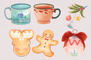 Merry Christmas Watercolor Pax, an Object Graphic by Tempcraft (Thumbnail 4 of 8)