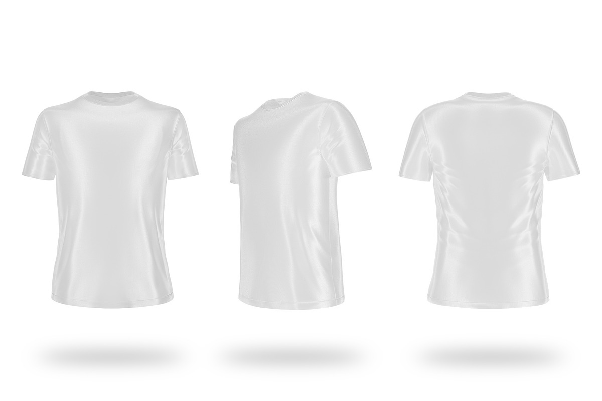 Realistic T-Shirt Mockup Bundle., a Mockup by moqirynart (Photo 5 of 6)