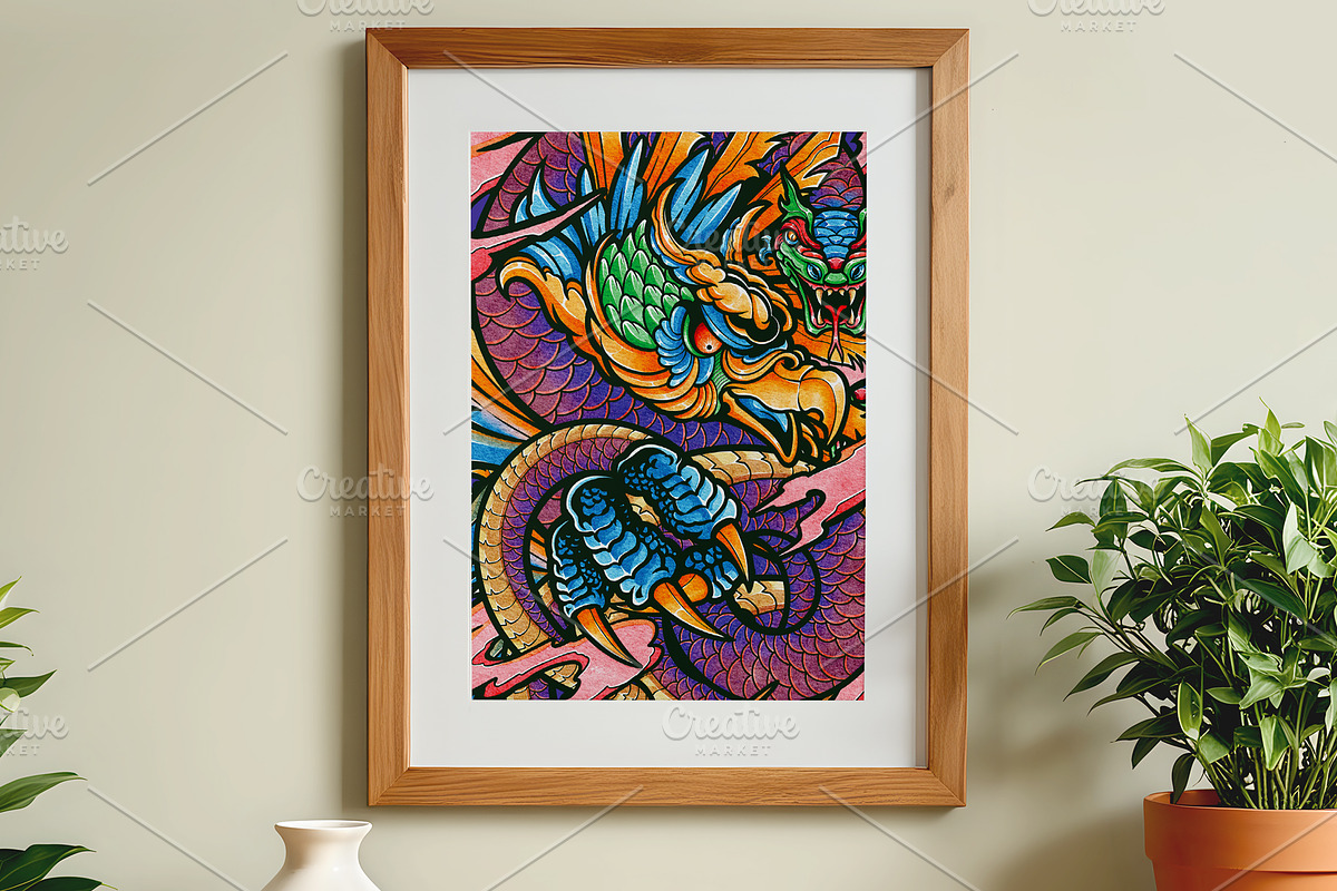 Watercolor Heroes & Demon Part 02, an Illustration by NStudio (Photo 3 of 6)