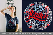 London. Modern hand drawn background, an Illustration by Live line (Thumbnail 1 of 6)