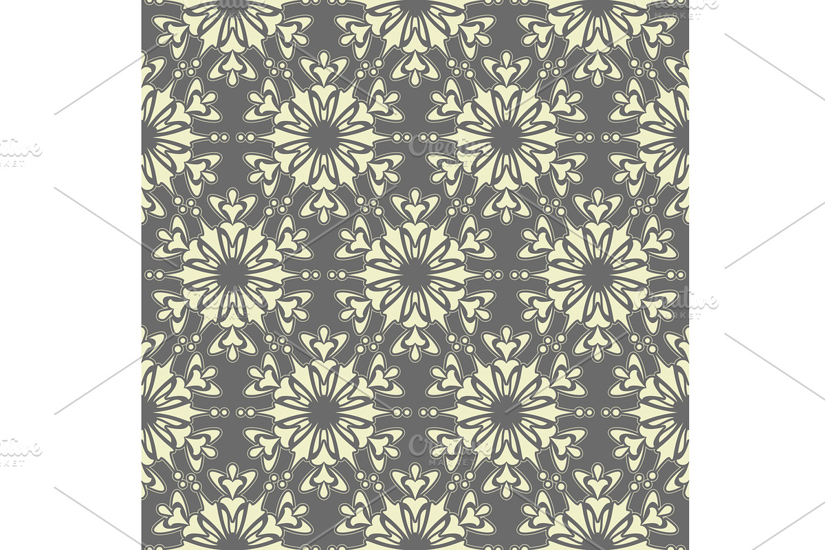 Flower geometric pattern. Seamless, a Pattern Graphic by RODINA