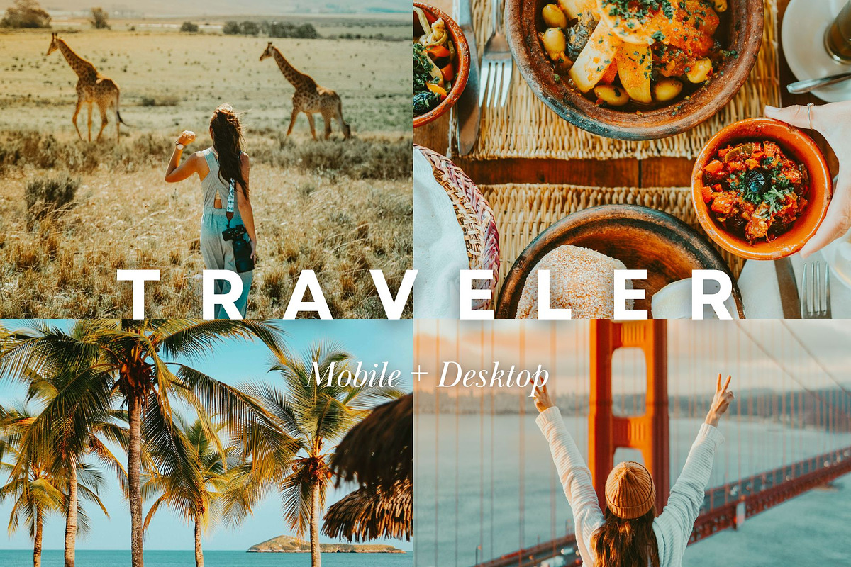 30 Travel Lightroom Preset Bundle, a Preset Add-On by TheWayfarerShoppe (Photo 1 of 9)