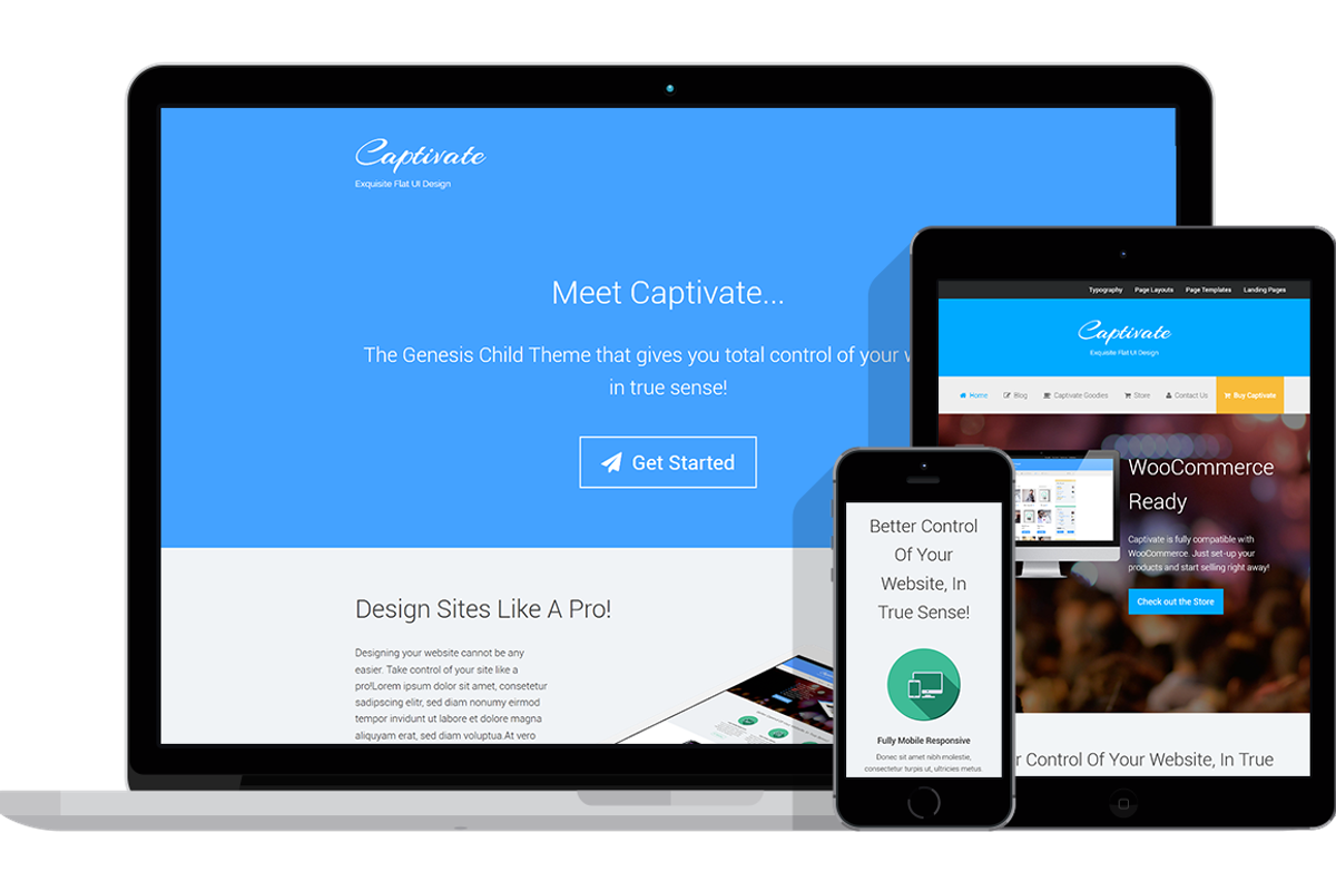 Captivate WordPress Flat UI Theme, a WordPress Template by Creatika (Photo 5 of 6)