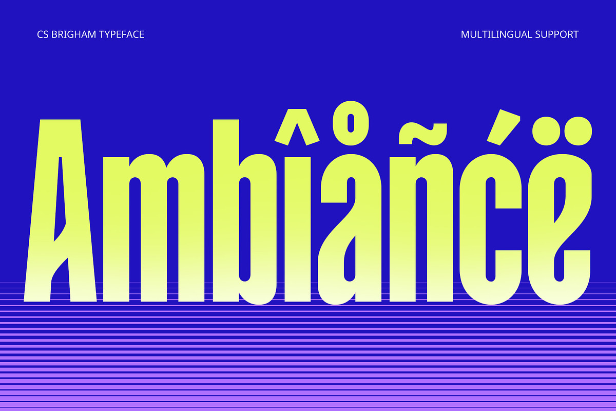 CS Brigham – Bold Font, a Sans Serif Font by Craft Supply Co. (Photo 5 of 8)
