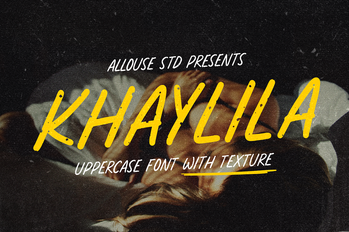 Khaylila A All Caps Font, a Handwritten Font by Allouse Studio (Photo 1 of 10)