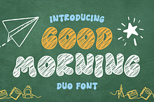 Good Morning is a retro groovy font