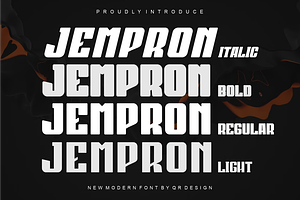 Jempron Font Bundle