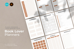 CANVA Reading Planner Bundle