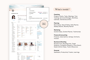 Notion Coaching Business Planner