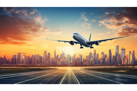 flight fly airport background ai, a Background Photo by pikepicture