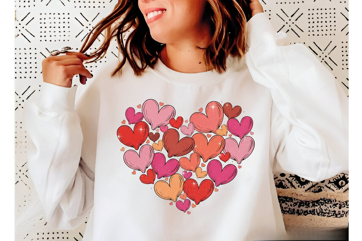 Valentine Heart Brushstroke Png,, an Illustration by Designking (Photo 6 of 6)