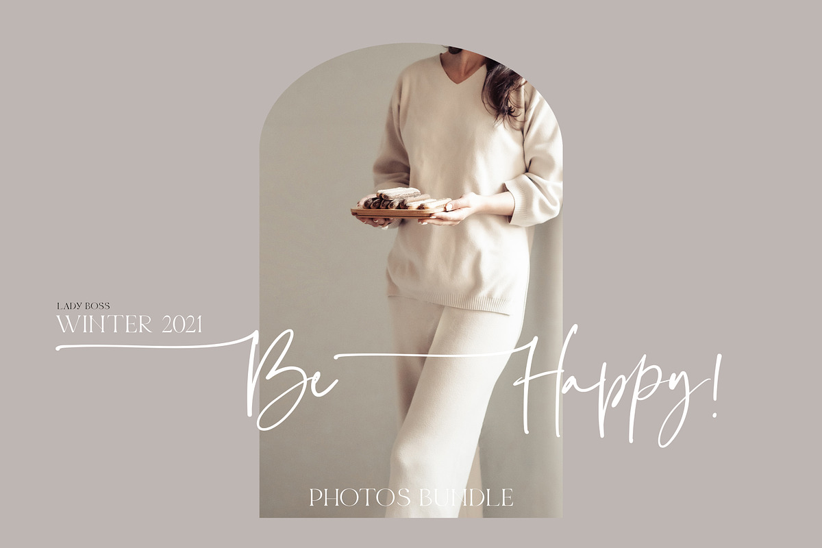 BE HAPPY! WINTER 2021 - 70 PHOTOS., a Social Media Template by OntheMoon (Photo 1 of 10)
