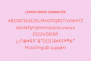 Lemon Dance Handwriting, a Handwritten Font by 24Design Studios (Thumbnail 6 of 7)