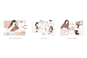 Design courses isolated cartoon, an Education Illustration by Visual Generation