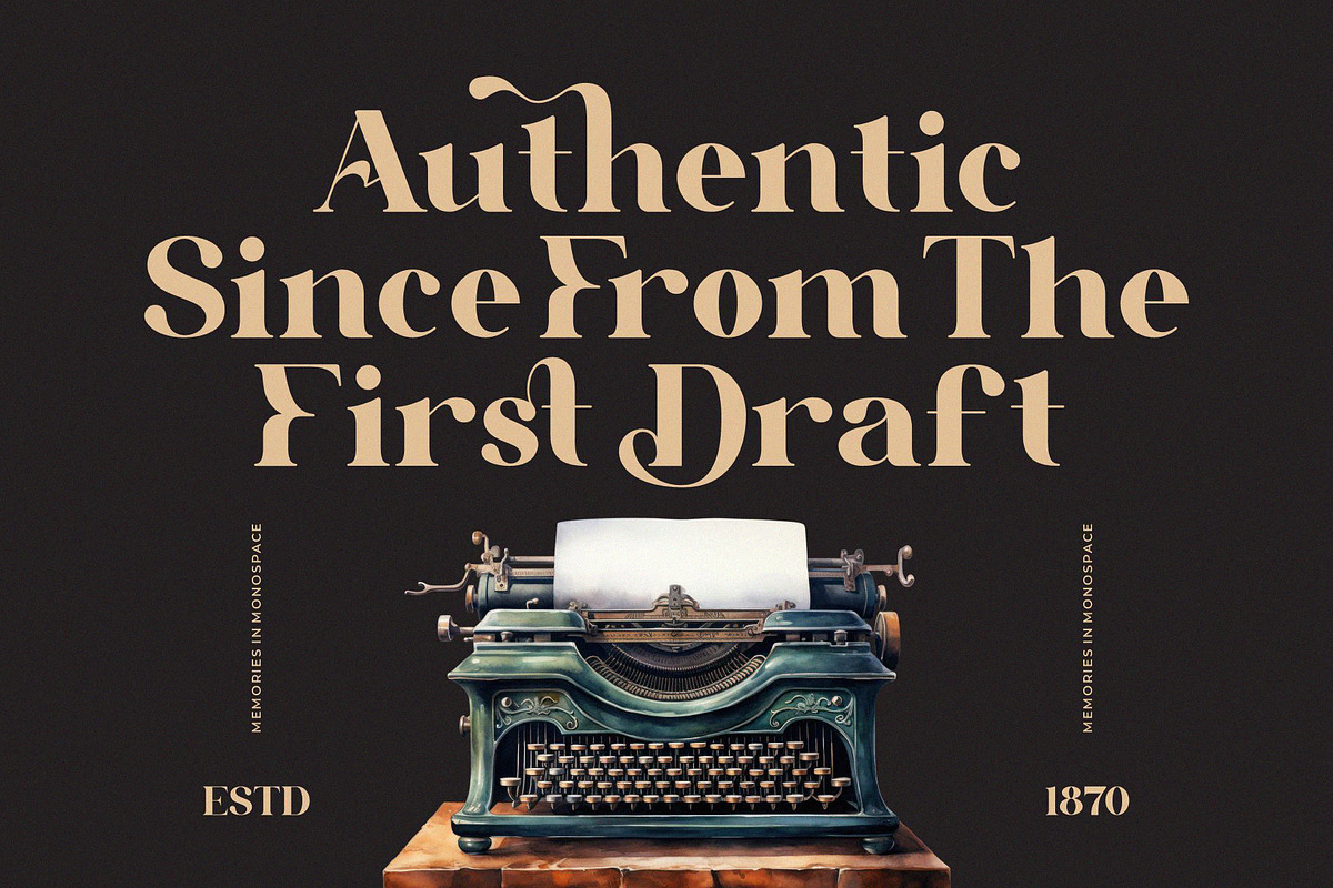 Rinova || Modern Vintage Serif Font, a Serif Font by Ermedia Studio (Photo 3 of 10)