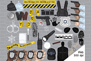 Detective Clipart, an Object Illustration by GlamArtZhanna (Thumbnail 2 of 3)