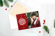 Photo Christmas Card Template | 012, a Card Template by Nifty Template Studio (Thumbnail 4 of 9)