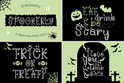 6 Spooky Halloween Fonts Bundle Set, a Serif Font by Dancing with Ink (Thumbnail 2 of 13)