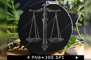 Justice Scale Sword Balance, a Background Graphic by LaseredNinja (Thumbnail 3 of 7)