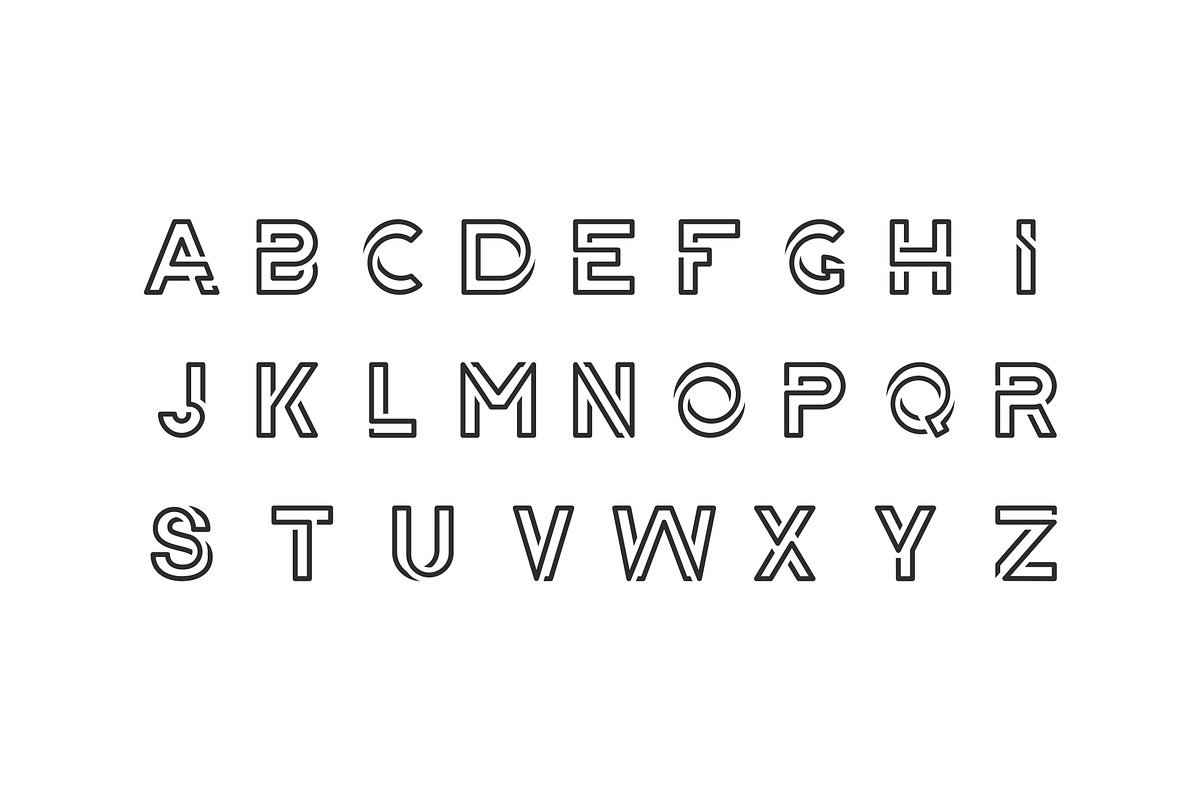 Custom Alphabet Logo Pack preview 2