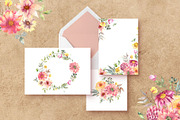 Nadine Watercolor floral collection, an Illustration by ViсkyArtDesign (Thumbnail 5 of 11)