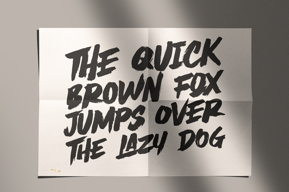 BLIZES Brush Font, a Handwritten Font by Negara Studio (Photo 7 of 9)