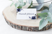 Wedding Template Bundle Indigo Blue, a Stationery Template by MarryMeMoments (Thumbnail 4 of 8)