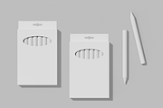 Crayon Box Mockup, a Pens & Pencil Mockup by Permadi Creative (Thumbnail 2 of 4)