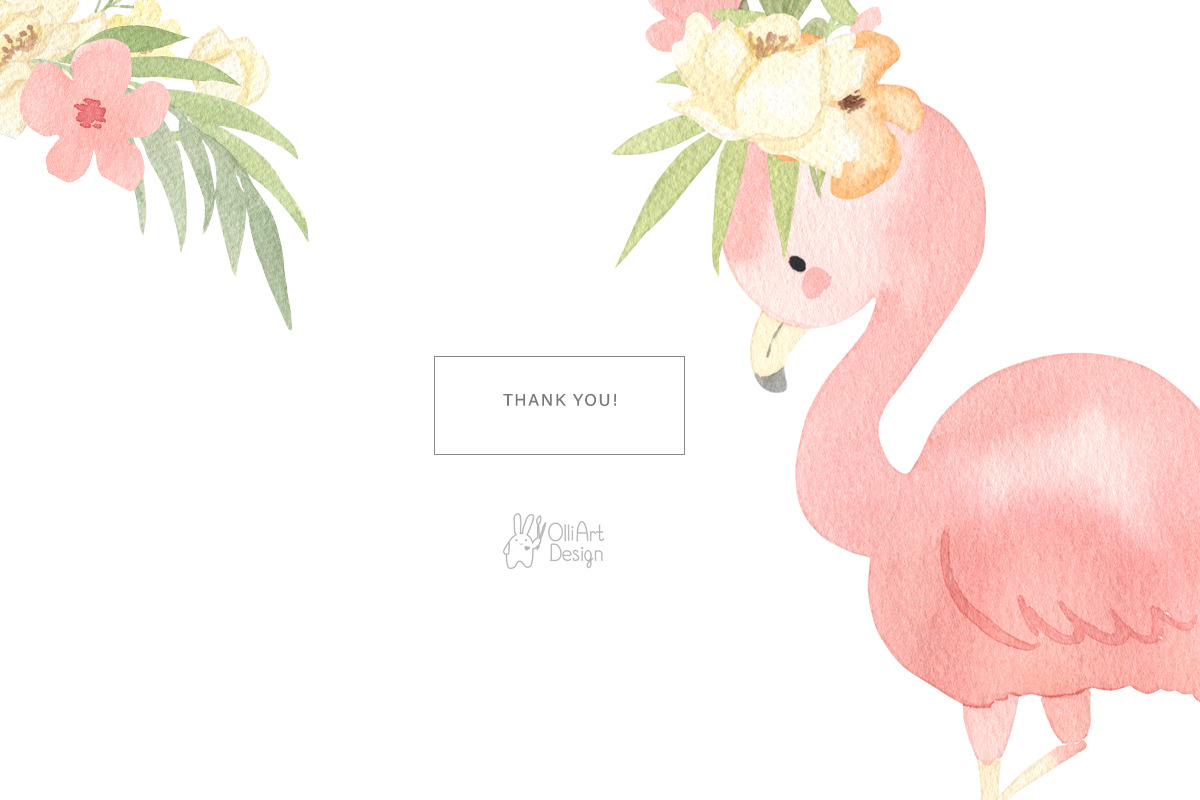 SUMMER PARTY. Watercolor animal set, an Animal Illustration by OlliArtDesign (Photo 9 of 10)