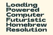 Gts Varine - Wide Display Font, a Sans Serif Font by Graptail (Thumbnail 8 of 14)