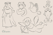 European Whimsical Medieval Bundle, an Object Illustration by Invisual Studio (Thumbnail 7 of 11)