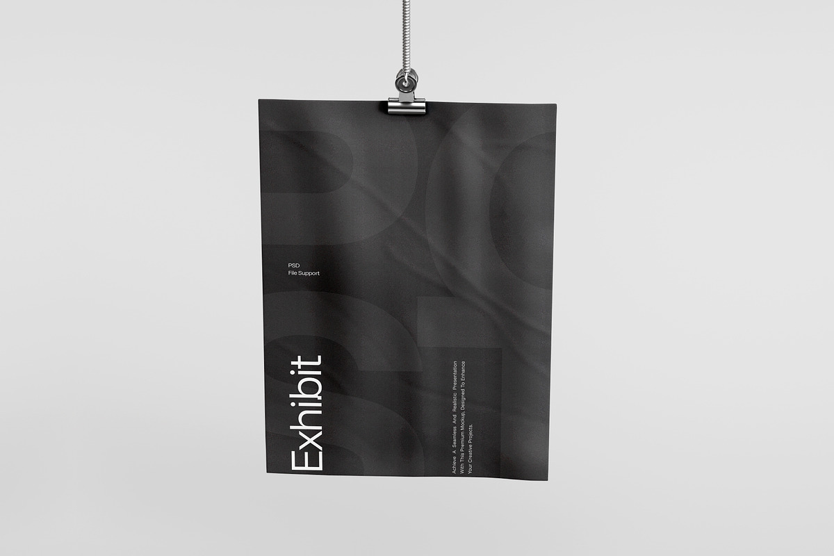 Poster Mockup, an Advertising Mockup by SLAB! Design (Photo 5 of 6)