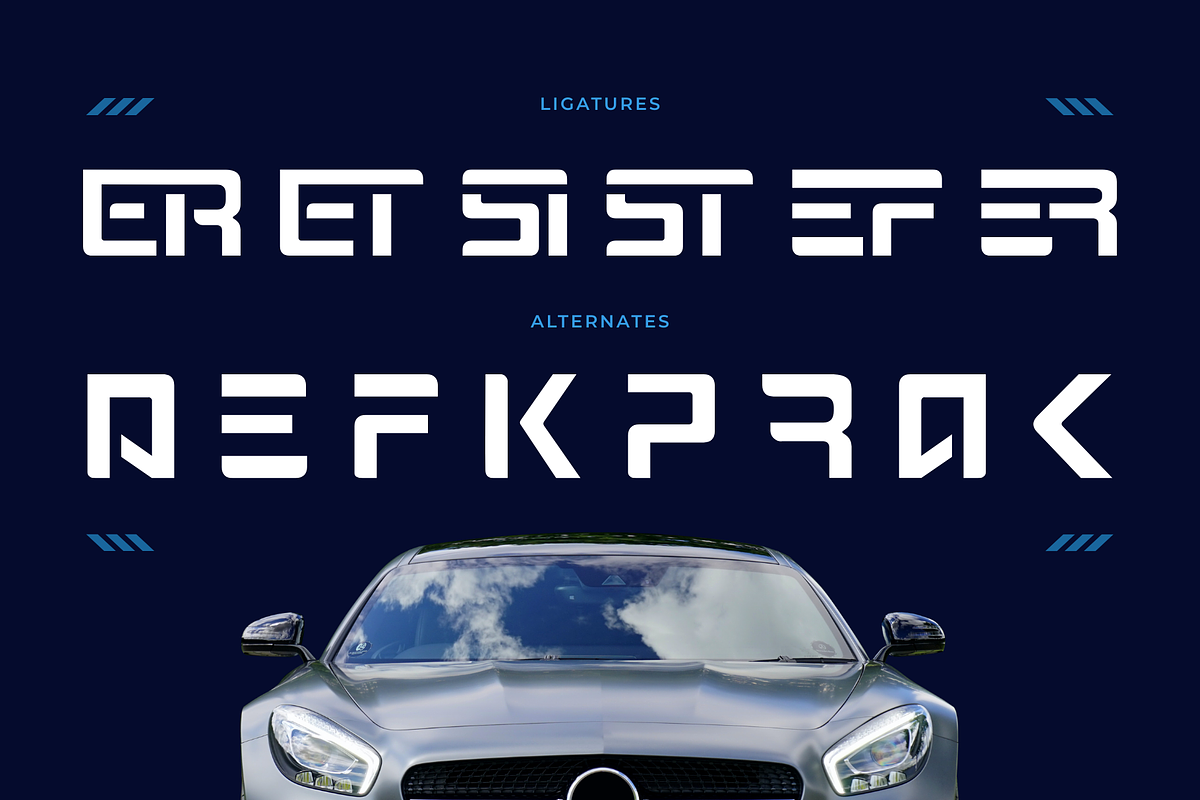 Modern Sport - Techno Logo Font, a Sans Serif Font by Nirmana Visual (Photo 9 of 10)