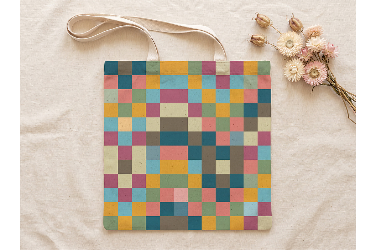 Pixel Mosaic Geometric Patterns, a Pattern Graphic by Cool Worker (Photo 2 of 7)
