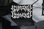 Kreanox | Black Metal Font, a Blackletter Font by Denustudios (Thumbnail 9 of 12)