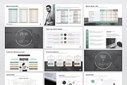 Annual Report PowerPoint Template, a Presentation Template by White Graphic (Thumbnail 7 of 9)