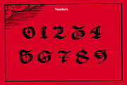 Landsknecht blackletter style font, a Blackletter Font by kaer_shop (Thumbnail 4 of 11)