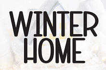 Winter Home | Script Font