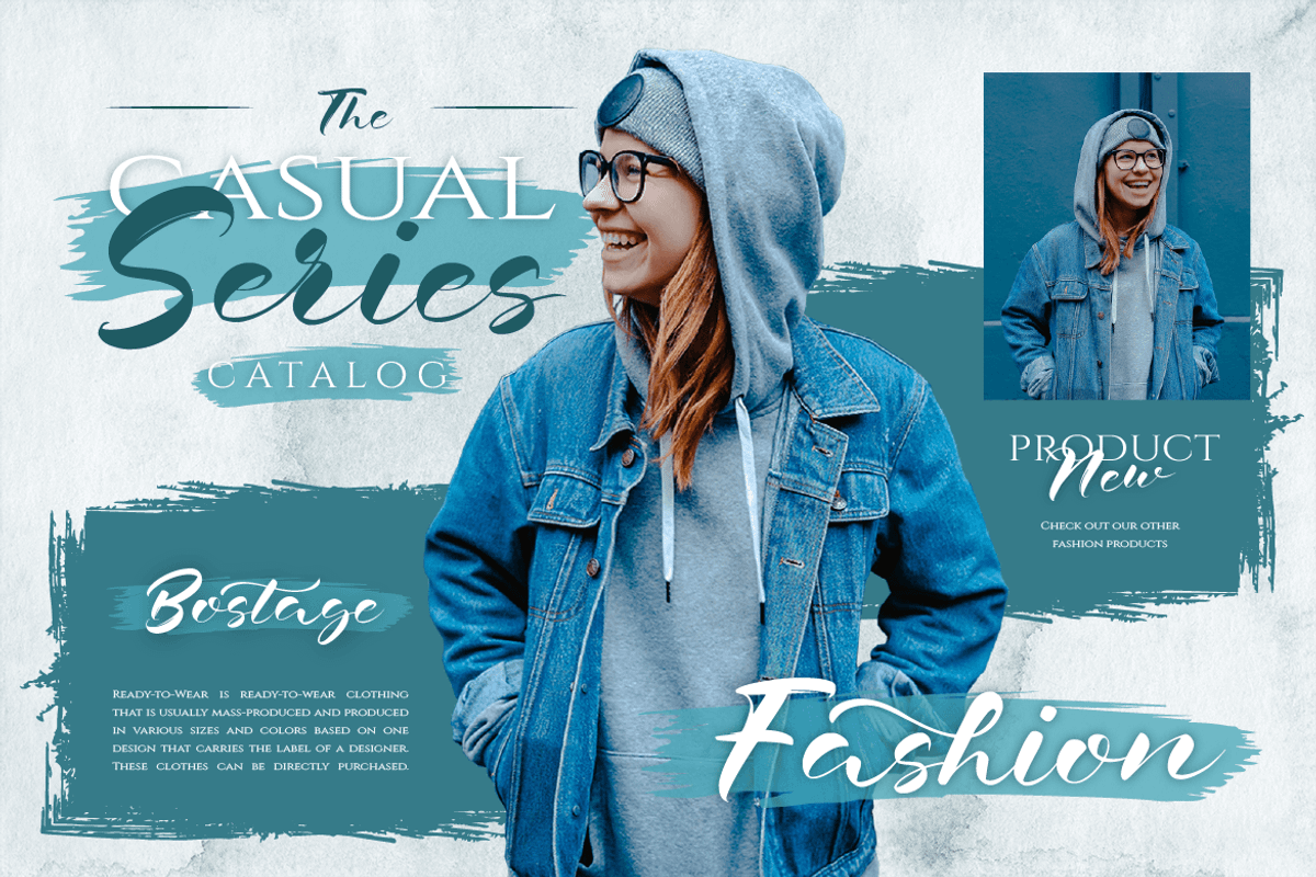 Bostega, a Script Font by kerismaker (Photo 9 of 12)