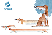 Watercolor dog breeds pack, an Animal Illustration by dm_art (Thumbnail 3 of 6)
