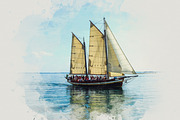 Artistic Watercolor Photoshop Effect, a Layer Style Add-On by liptouse (Thumbnail 7 of 9)