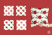 Pomegranate Fruit Clipart Set, an Object Graphic by Alena Koval (Thumbnail 15 of 16)
